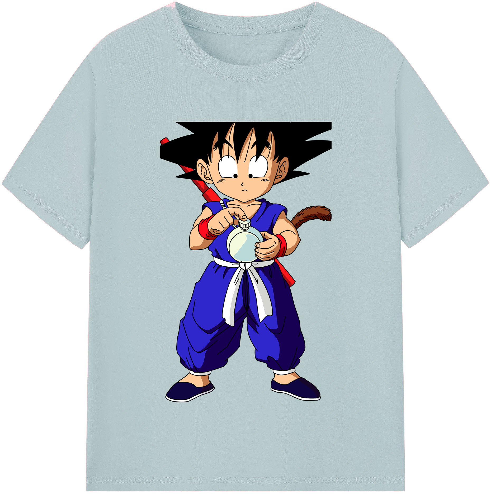 （画像用） ドラゴンボール 孫悟空（そん ごくう）Son Goku カカロット DRAGON BALL Kakarotto 綿100％半袖Tシャツ（フロントプリント）
